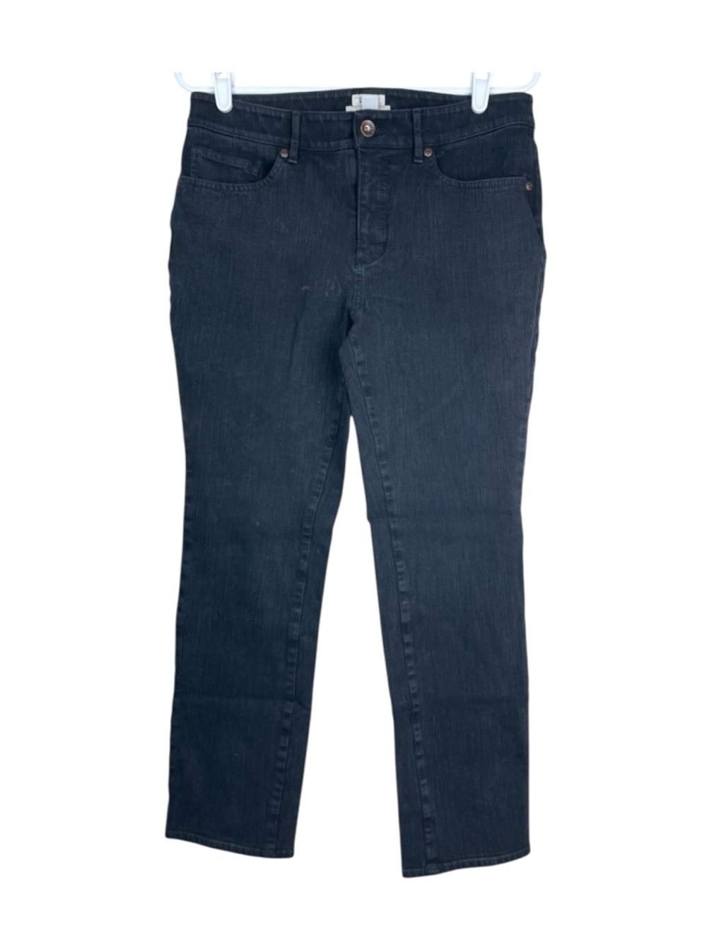 LL Bean Black Classic Fit Jeans Women’s Size 10 Petite